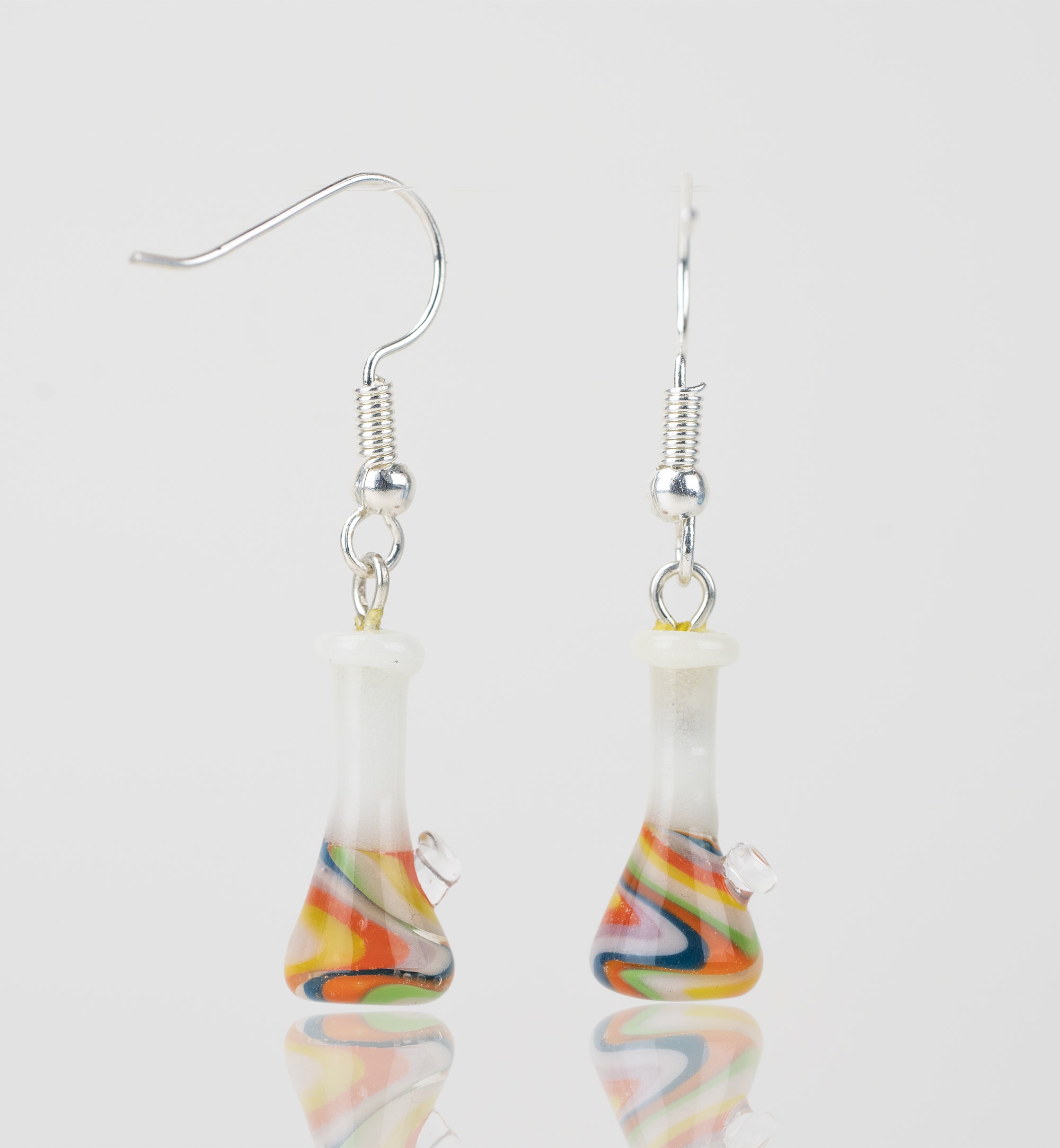 Psychedelic Bong Dangle Earrings - Set of Two Empire Smokes