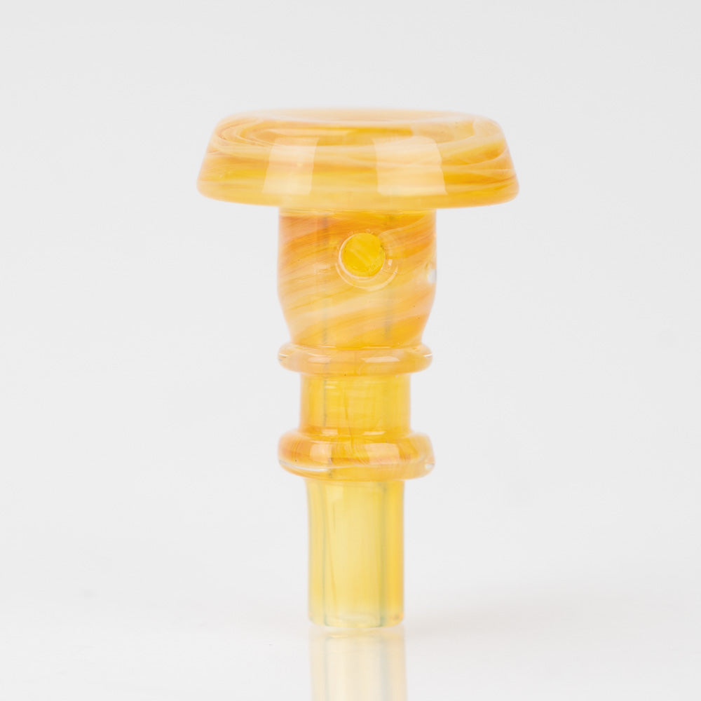 Empire Glasswork's PuffCo Peak Pro 3D XL Chamber Glass Joystick Cap - Sunrise Empire Smokes