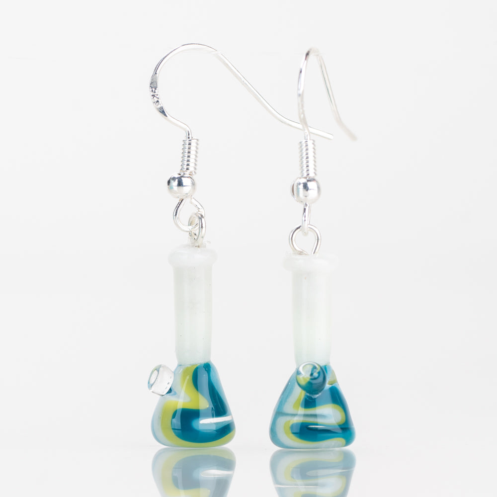 mmmelty bong earrings Electric Bong Dangle Earrings - Set of Two Empire Smokes