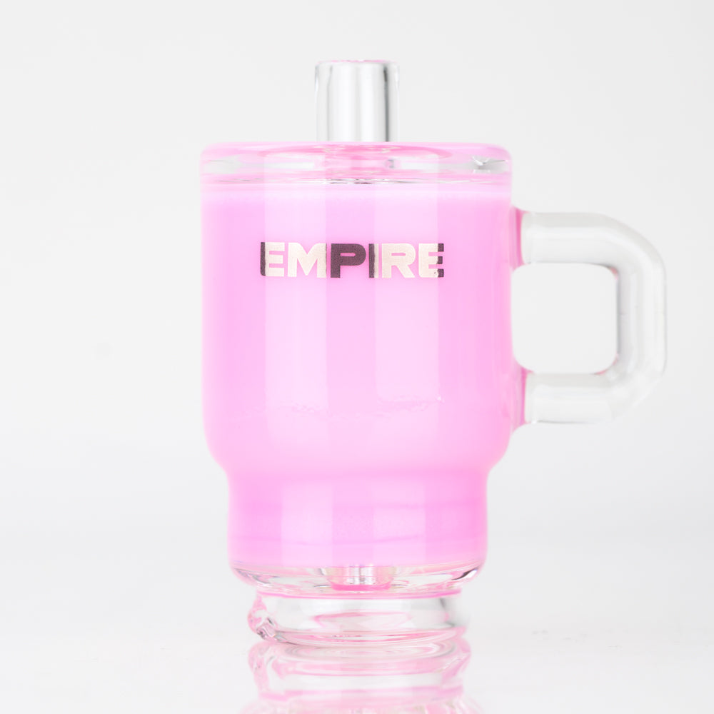 Pink Tumbler Bottle Puffco Peak Glass Attachment Empire Smokes