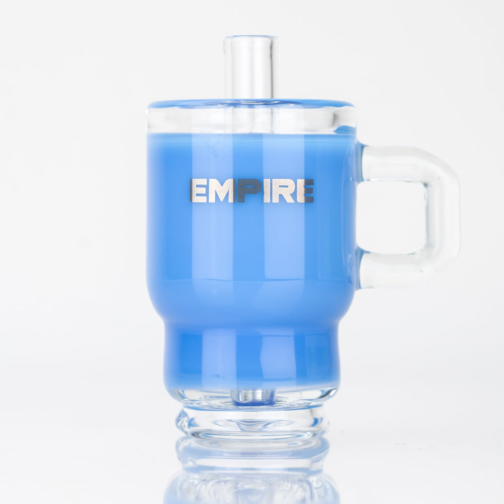 Blue Tumbler Bottle Puffco Peak Glass Attachment Empire Smokes