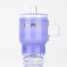 Purple Tumbler Bottle Puffco Peak Glass Attachment Empire Smokes