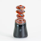 Glass swirl Puffco accessory on white background 