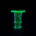 Glowing green glow in the dark joystick for Puffco device
