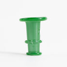 Green Puffco joystick on white background