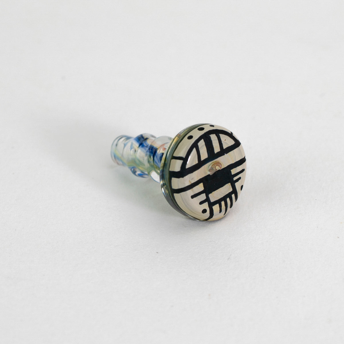 engraved ceramic glass joystick accessory laying down