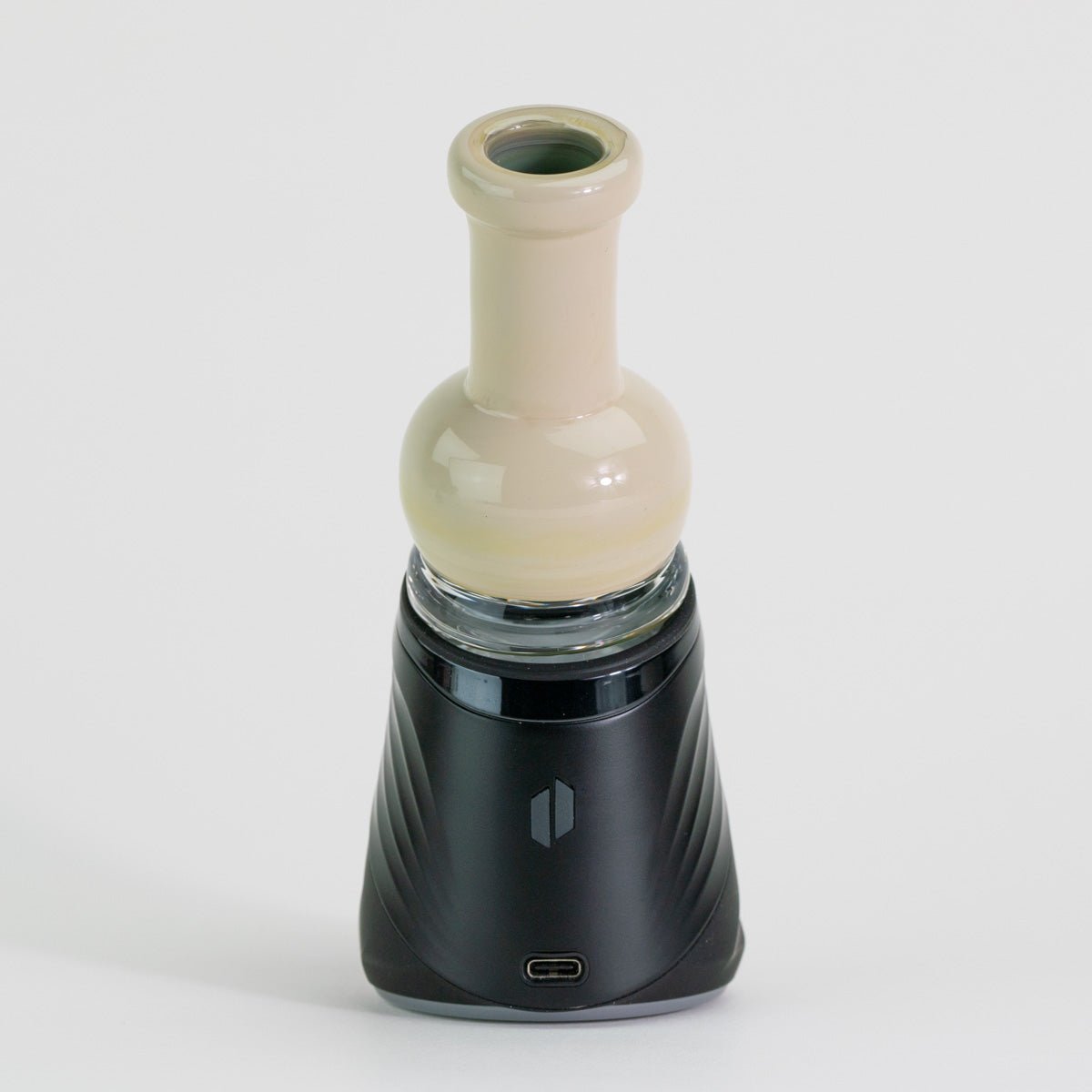 Glass cream colored attachment for Puffco device