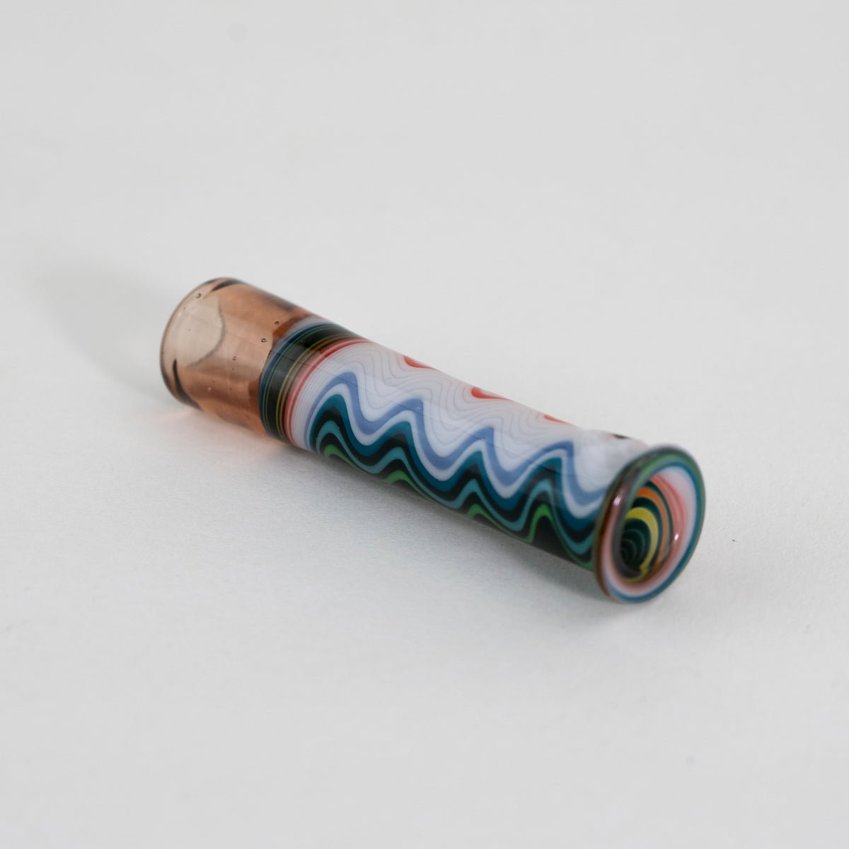 Pivot top glass pipe accessory multicolored