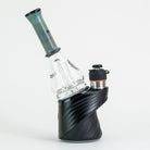 Puffco device with seafood green glass design on white background