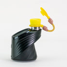 Yellow tuff tether attachment on Puffco device