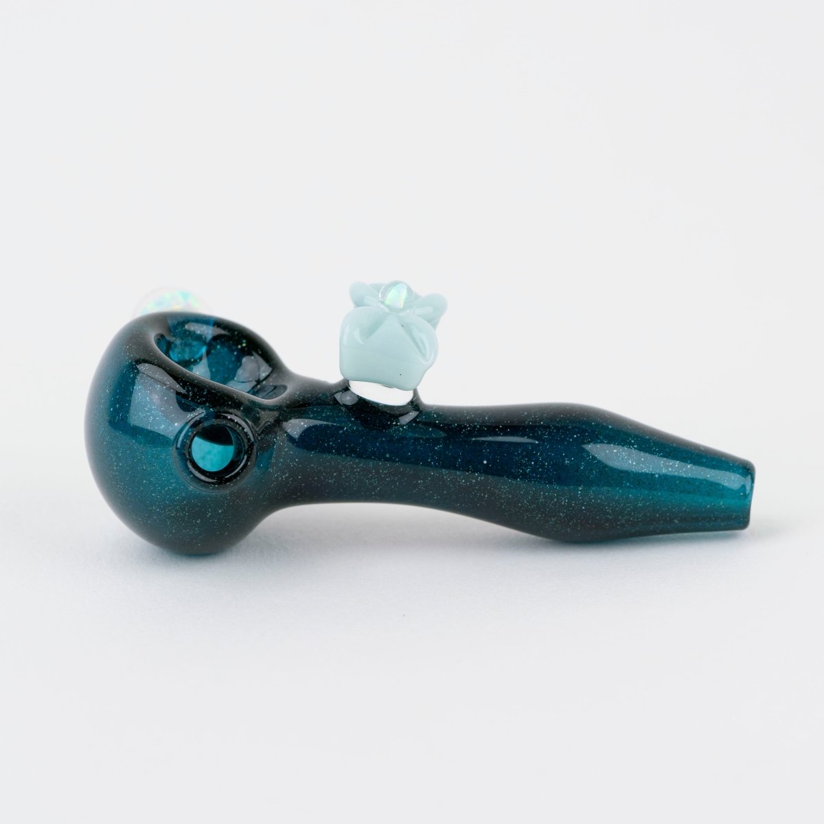 Anthea Glass Baby Stardust Bow Mini Spoon Pipe - Empire Smokes