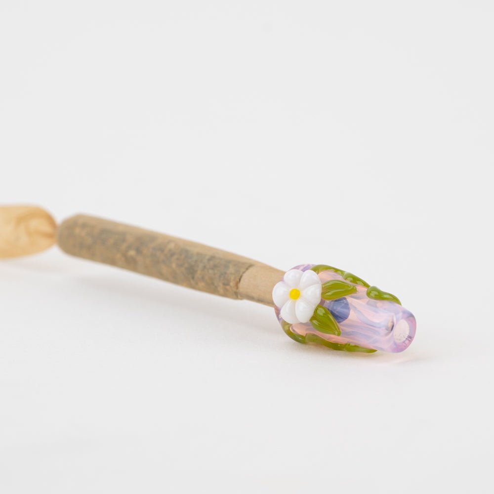 Anthea Glass Flower Joint Tip - Empire Smokes