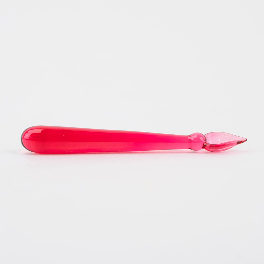 Anthea Glass Hot Pink Spoon Dabber - Empire Smokes