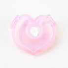 Anthea Glass Opal Heart Pendant - Empire Smokes