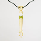 Anthea Glass Pink Flower CFL Dabber Pendant - Empire Smokes