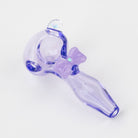 Anthea Glass Violet Charm Bow Mini Spoon Pipe - Empire Smokes
