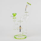 Aqua Works Glass 11" Inline Recycler - Empire Smokes