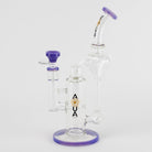 Aqua Works Glass 11" Inline Recycler - Empire Smokes