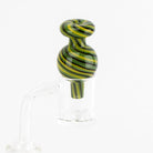 Aqua Works Glass Wavy Wag Bubble Cap - Empire Smokes