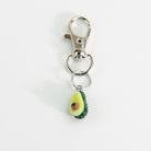 Avocado glass Puffco charm by Mmmelty with colorful food-inspired design