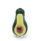 Encased pit detail on borosilicate avocado Puffco glass attachment