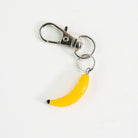 Banana glass charm for Puffco devices on white background