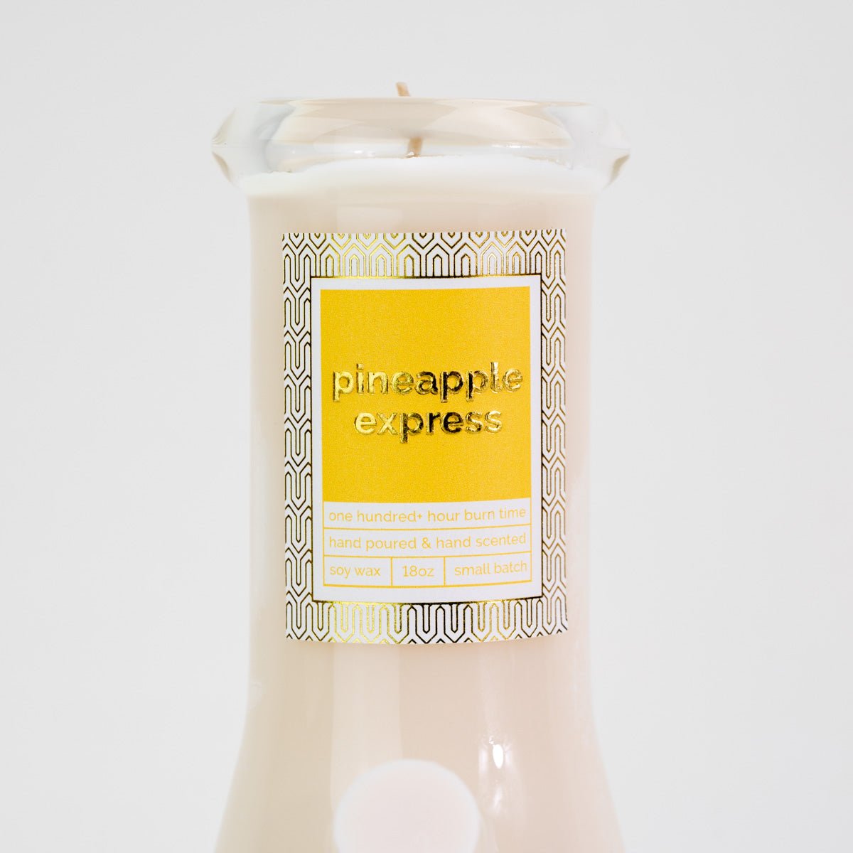 Bong shaped candle with Pineapple Express fragrance