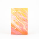 Seashell handmade glass pipe packaging by Macusi on white background