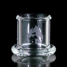 A cap stand with castle logo engraved