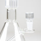 Close-up of the sculpted comfort rim mouthpiece on the Empire Glassworks Classics Crystal Beaker
