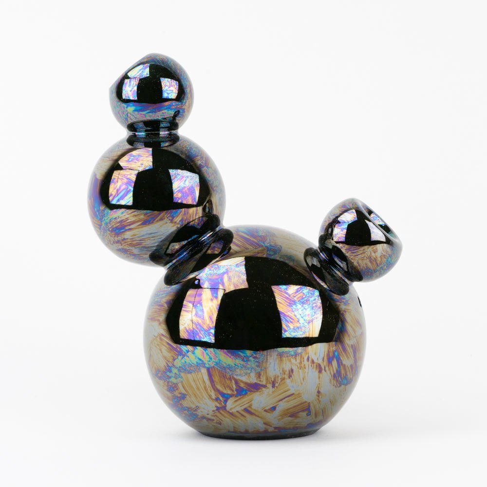 Doble Reina Perla Negra Bubbler - Empire Smokes