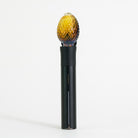 Dragon Egg Puffco Pivot Top in amber glass with scale texture