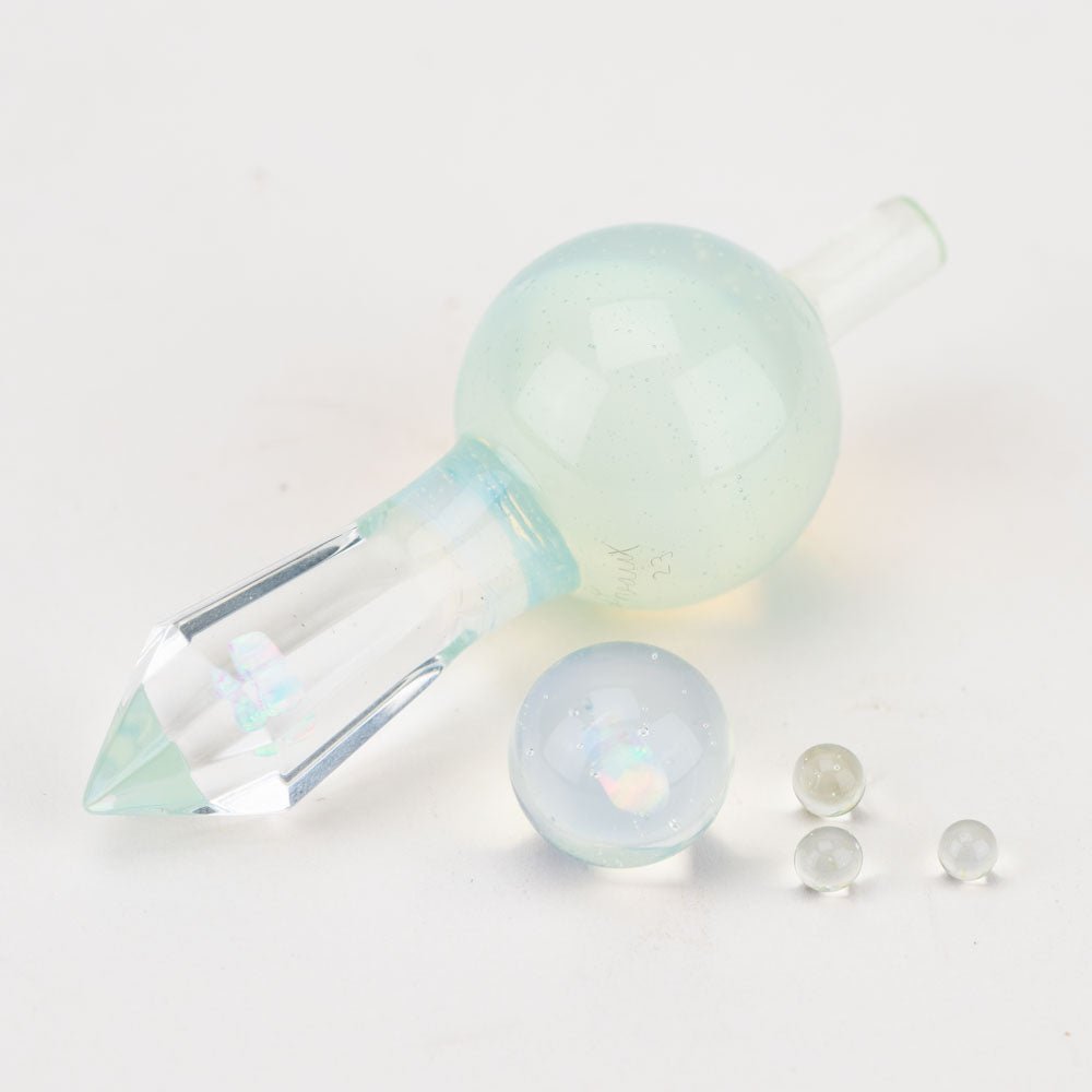 Dreaux Glass Crystal Ghost Opal Terp Slurper Accessory Set - Empire Smokes