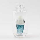 Empire Glassworks arctic themed Puffco Peak attachment with sculpted glass details