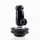 Empire Glassworks Black Phallus Puffco Oculus Glass Carb Cap