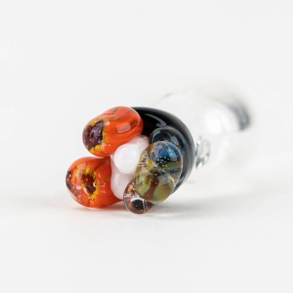 Empire Glassworks Coral PuffCo Proxy Glass Ball Cap