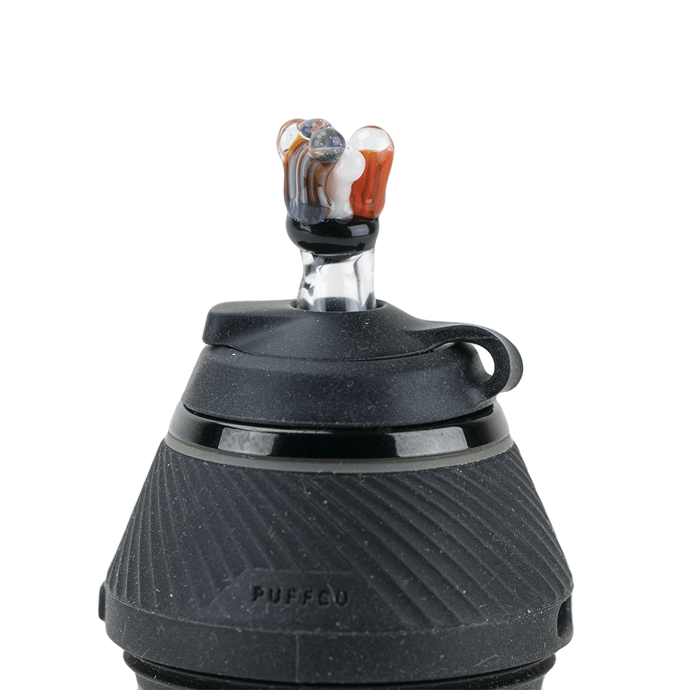 Empire Glassworks Coral PuffCo Proxy Glass Ball Cap