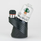 Empire Glassworks Green Mushroom dry top installed on a black Puffco Peak Pro device
