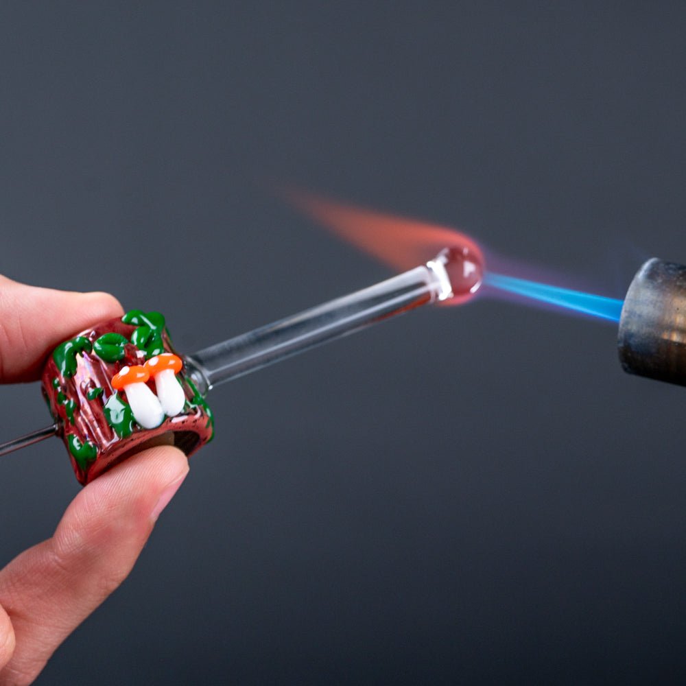 Empire Glassworks Hootie's Forest Poker Wand