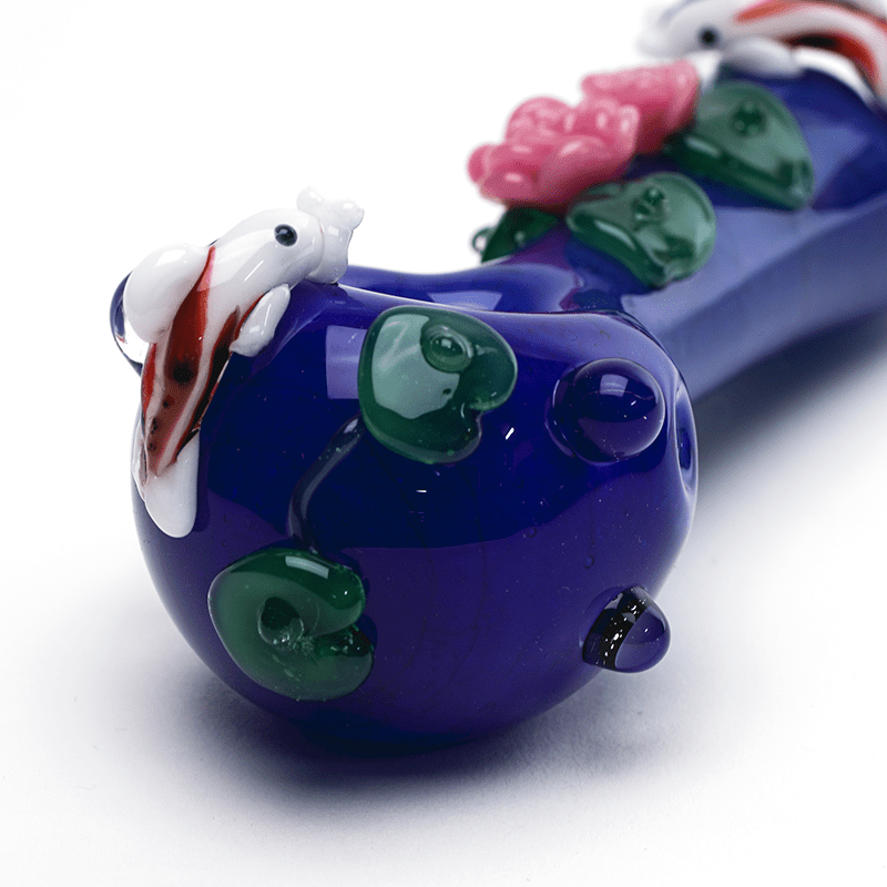 Empire Glassworks Koi Pond Mini Spoon Pipe - Empire Smokes