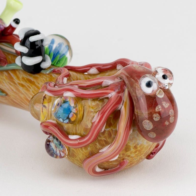 Empire Glassworks Kraken Small Spoon Pipe - Empire Smokes