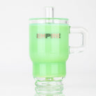 Empire Glassworks Lime Tumbler Bottle Puffco Peak Glass Attachment