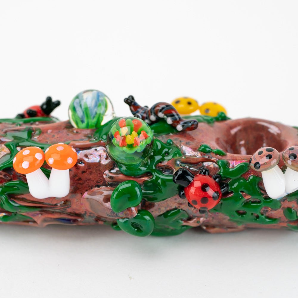 Empire Glassworks Mossy Log Dry Pipe - Empire Smokes