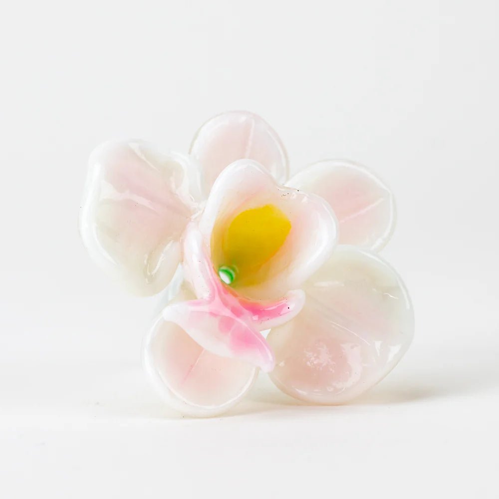 Empire Glassworks Orchid Flower Bowl Piece - Empire Smokes