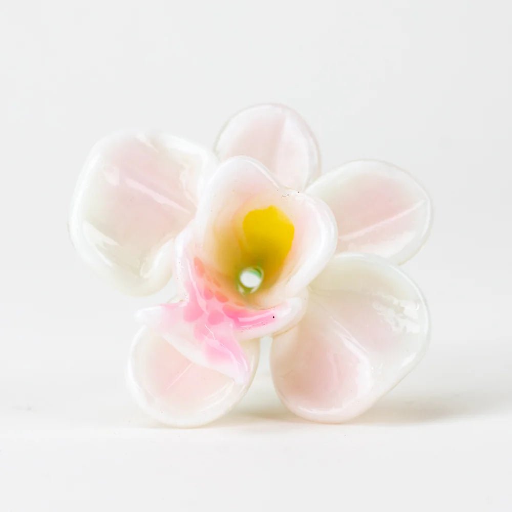 Empire Glassworks Orchid Flower Bowl Piece - Empire Smokes