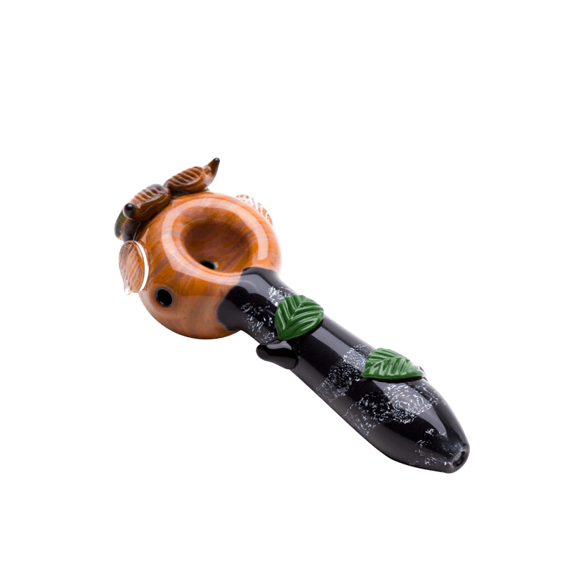 Empire Glassworks Owl Mini Spoon Pipe - Empire Smokes