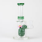 Empire Glassworks Peyote Mini Tube with cactus design and clear glass body