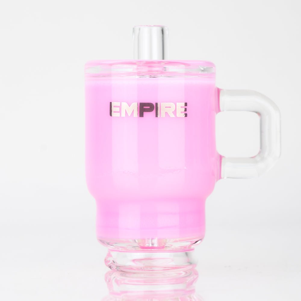 Empire Glassworks Pink Tumbler Bottle Puffco Peak Glass Attachment