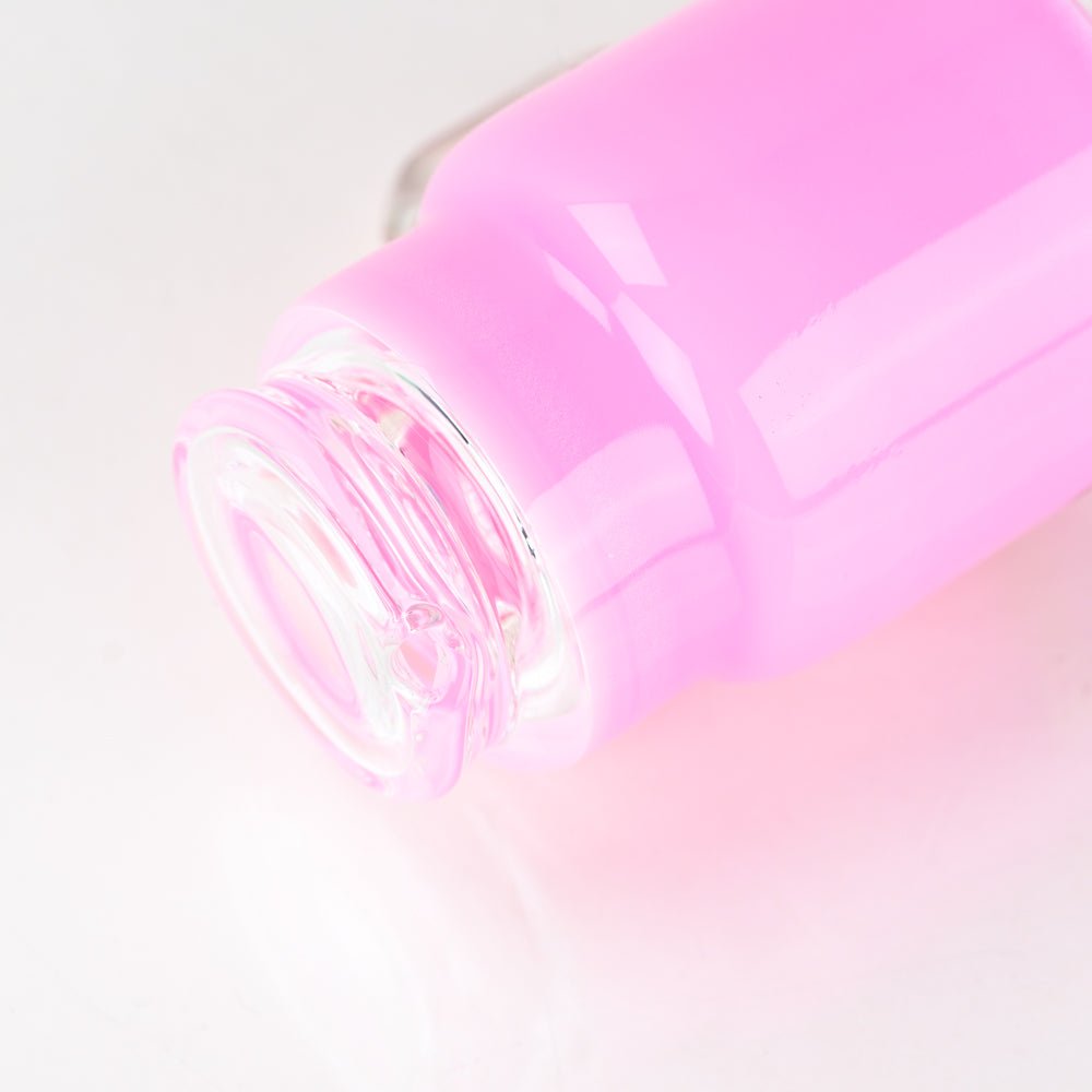 Empire Glassworks Pink Tumbler Bottle Puffco Peak Glass Attachment
