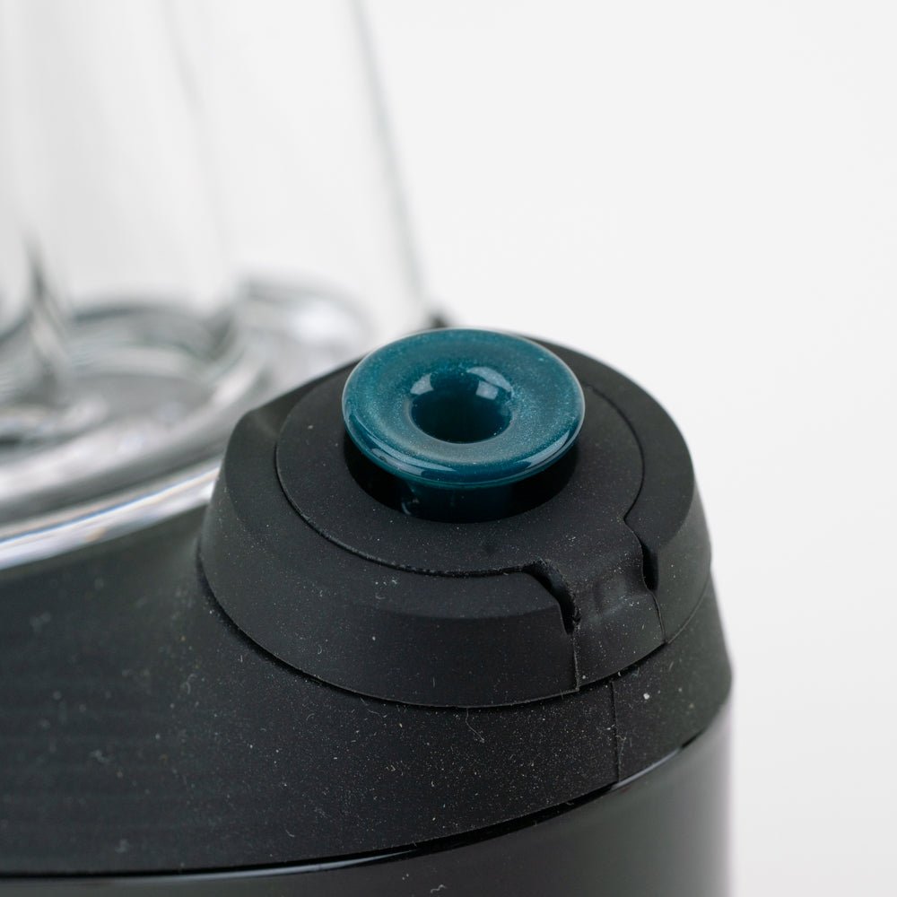 Empire Glassworks PuffCo 'New Peak' & Proxy Glass Joystick Cap - Blue Lagoon 3